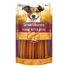 SmartBones Peanut Butter Sticks lazdelės su riešutų sviestu šunims, 5 vnt. photo