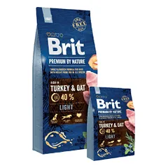 Brit Premium By Nature Light sausas maistas šunims 3kg. – 15kg., 15 kg parduotuvėje pet24.lt