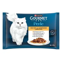 Gourmet Perle bandomasis rinkinys 4 x 85 g, drėgnas maistas katėms — 5 nuotrauka
