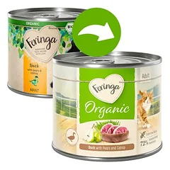 Feringa Bio meniu drėgnas maistas katėms 6 x 200 g