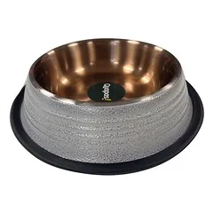 Quapas Dog Bowl non-skid Light Grey