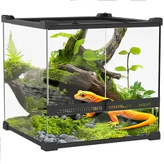 PawHut terariumas, 50L x 30B x 35H cm|be akmeninės galinės sienos — 5 nuotrauka