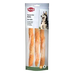 Trixie Denta Fun skanėstai šunims, kramtomi vištienos suktinukai 250 g
