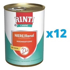 RINTI Canine Niere/Renal Chicken vištiena 12 x 800 g
