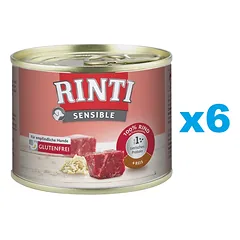 RINTI "Sensible Beef" jautiena su ryžiais 6x185 g