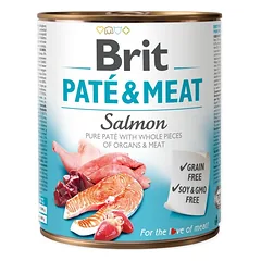 BRIT PATE & MEAT SALMON 800g