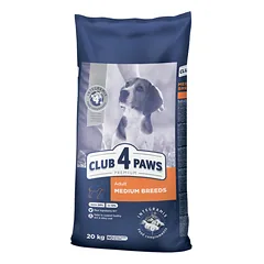 CLUB 4 PAWS Premium visavertis sausas pašaras vidutinių veislių suaugusiems šunims, 14 kg — 3 nuotrauka