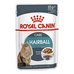 Hairball Care drėgnas pašaras katėms Royal Canin (ploni griežinėliai padaže)