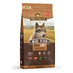 WOLFSBLUT Wide Plain  sausas pašaras suaugusiems šunims su arkliena, 12,5 kg
