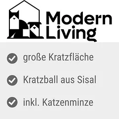 Modern Living draskyklė katėms Valencia, L 50 x B 20 x H 26 cm — 5 nuotrauka