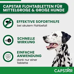 CAPSTAR 57 mg dideliems šunims — 2 nuotrauka