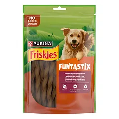 Friskies Funtastix suaugusiems šunims su lašinių ir sūrio skonio 175 g photo