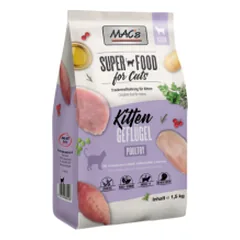 Mac's Cat Dry Kitten sausas pašaras su paukštiena kačiukams - Pet24