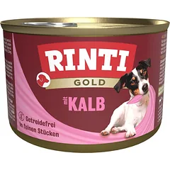 RINTI Gold Veal Mini Veal mažų veislių šunims 185 g