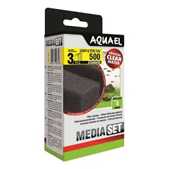 Aquael Unifilter 500 vidinio akvariumo filtro kempinė, 3 vnt.