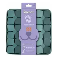 Square sniffing mat for dogs and cats Petrol blue 20,6 cm