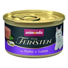 ANIMONDA Vom Feinsten Mousse z kurczakiem i jagnięciną 6x85g mus dla kotów