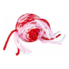 Duvo+ Katzenspielzeug Wooly Ball mit Sound rot/weiß