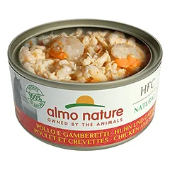 Almo Nature HFC Natural konservai suaugusiems katėms su vištiena ir krevetėmis, 150 g — 2 nuotrauka