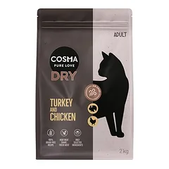 Cosma Air-Dried sausas maistas su kalakutiena ir vištiena, katėms, < 1,4 kg — 5 nuotrauka