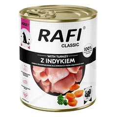 Rafi Dog Classic drėgnas maistas šunims 12 x 800 g — 3 nuotrauka
