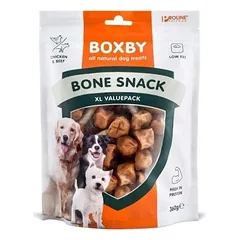 Boxby Bone Snack be gliuteno papildas šunims su vištiena, 360 g