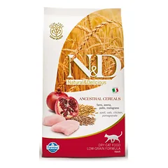 FARMINA N&D low grain chicken & pomegrante adult cat 1.5 kg