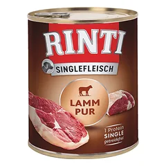 RINTI Singlefleisch ėriena Gryni monobaltymai 12x800 g — 2 nuotrauka