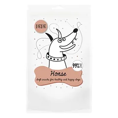 PAKA ZWIERZAKA PEPE Mini Chunkies Horse 70 g skanėstai su arkliena