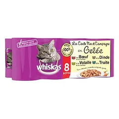 Whiskas La Carte drėgnas maistas katėms 8 x 390 g