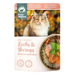 Pure Nature Cat su lašiša ir krevetėmis, drėgnas maistas katėms, 80 - 99 g — 2 nuotrauka