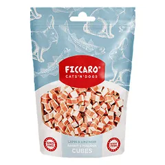 Ficcaro triušienos ir polako kubeliai skanėstai šunims ir katėms photo