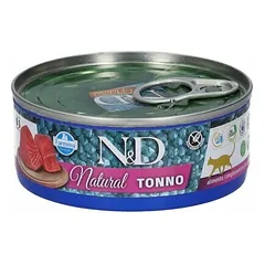 Farmina N&D Cat Natural su tunu, drėgnas maistas katėms 70 g — 2 nuotrauka