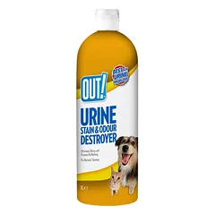 OUT! Urine Destroyer priemonė šlapimo kvapui ir dėmėms naikinti 1000ml
