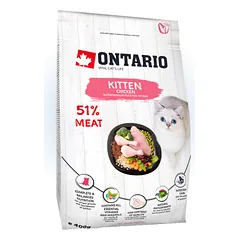 Ontario Kitten Chicken 0,4kg (Kačiukams su vištiena)