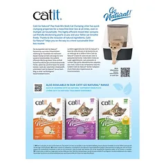 Catit Go Natural! žirnių + bentonito kraikas, vanilės, 6,4 kg — 3 nuotrauka