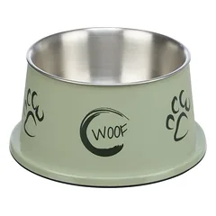 Trixie Long Ear Bowl nerūdijančio plieno dubenėlis šunims su ilgomis ausimis, nerūdijantis plienas, plastiko danga, 0.9 l/ø 19 cm — 4 nuotrauka