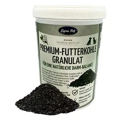 Lyra Pet® Premium granuliuota pašarinė anglis šunims ir katėms, 4 x 250 g — 2 nuotrauka