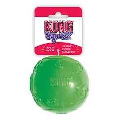 KONG Squeezz Ball Large žaislas šunims su cypuku, L dydis