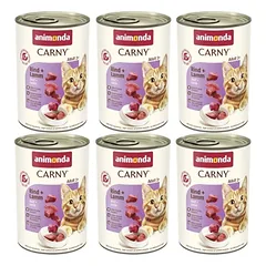 ANIMONDA Cat Carny Adult skonis: jautiena ir ėriena 6x400g 