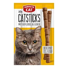 Perfecto Cat lazdėlės katėms su paukštiena ir kepenėlėmis 50g