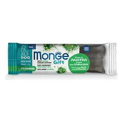 Monge Dog Gift Meat Bars Training Rich in Fresh Duck with Spirulina 40 g