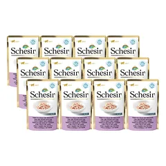Schesir tunas su vištiena ir kumpiu želatinoje, 12x50 g
