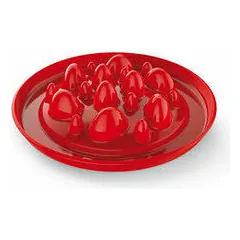Pet bowl Honey Slow Food cm. 32x32x6 h with anti-slide, different colors