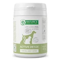 Nature's Protection Active Detox, suaugusių šunų ir kačių pašaro papildas organizmo detoksikacijai