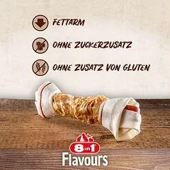 8in1 Triple Flavour kramtomasis kaulas L, skanėstai šunims — 2 nuotrauka