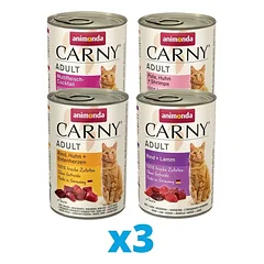 ANIMONDA Carny skonių mišinys 12 x 400 g