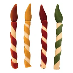 CROCI PARTY CANDLES žvakutės 9.5cm 4vnt-28g (3)