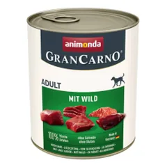 Grancarno Adult 800 g konservai suaugusiems šunims su žvėriena