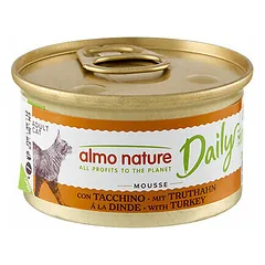 Almo Nature Daily paštetas su kalakutiena, drėgnas maistas katėms 85 g